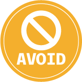 avoid badge