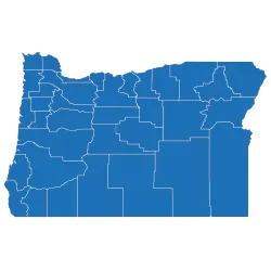 Oregon map