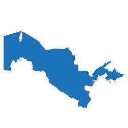 Uzbekistan map